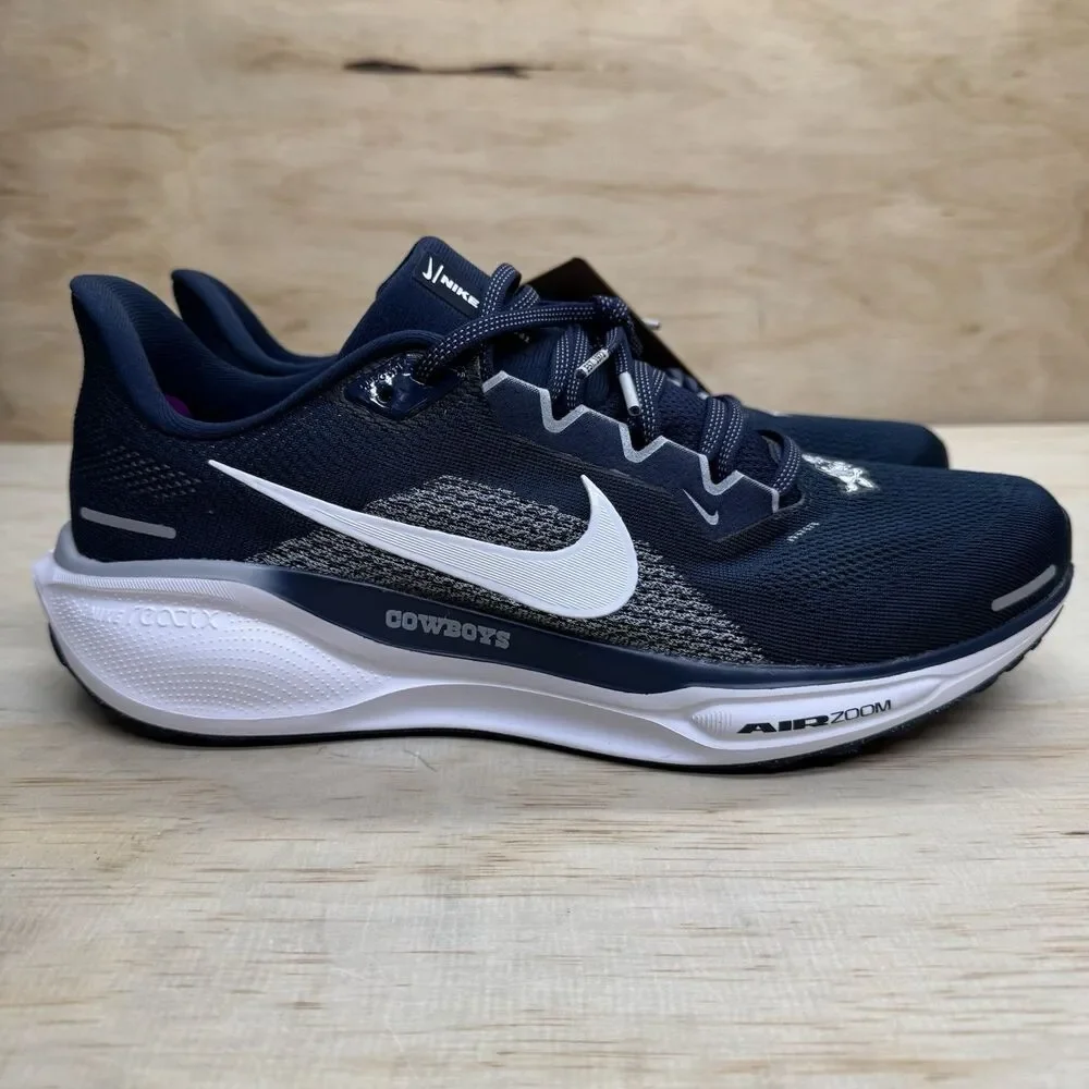 NEW Nike Air Zoom Pegasus 41 Dallas Cowboys Navy Blue FZ5081-400 Mens Sz 10.5